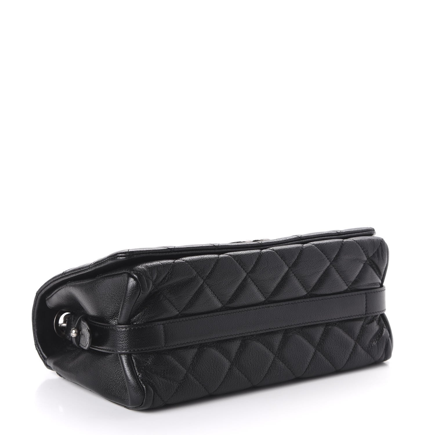 Chanel Goatskin Quilted Medium City Rock Flap Black 4 of 10