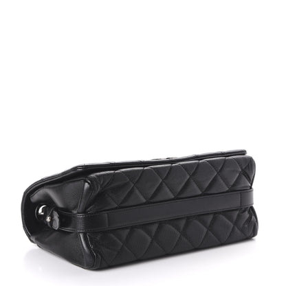 Chanel Goatskin Quilted Medium City Rock Flap Black 4 of 10