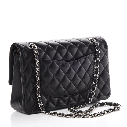 Chanel Lambskin Quilted Medium Double Flap Black 3 of 9