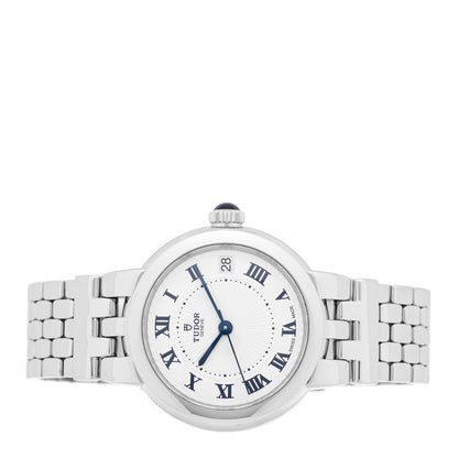 TUDOR Stainless Steel 33mm Clair De Rose Automatic Watch White 35800 2 of 5