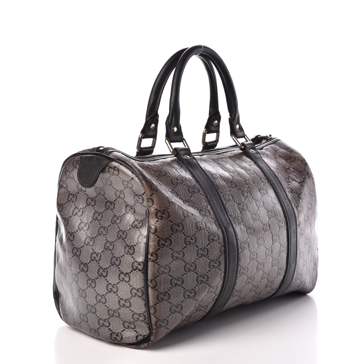Crystal Monogram Medium Joy Boston Black