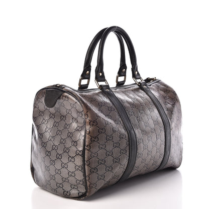 Gucci Crystal Monogram Medium Joy Boston Black 3 of 18