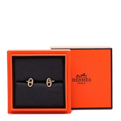 Hermes 18K Rose Gold TPM Farandole Stud Earrings 5 of 5