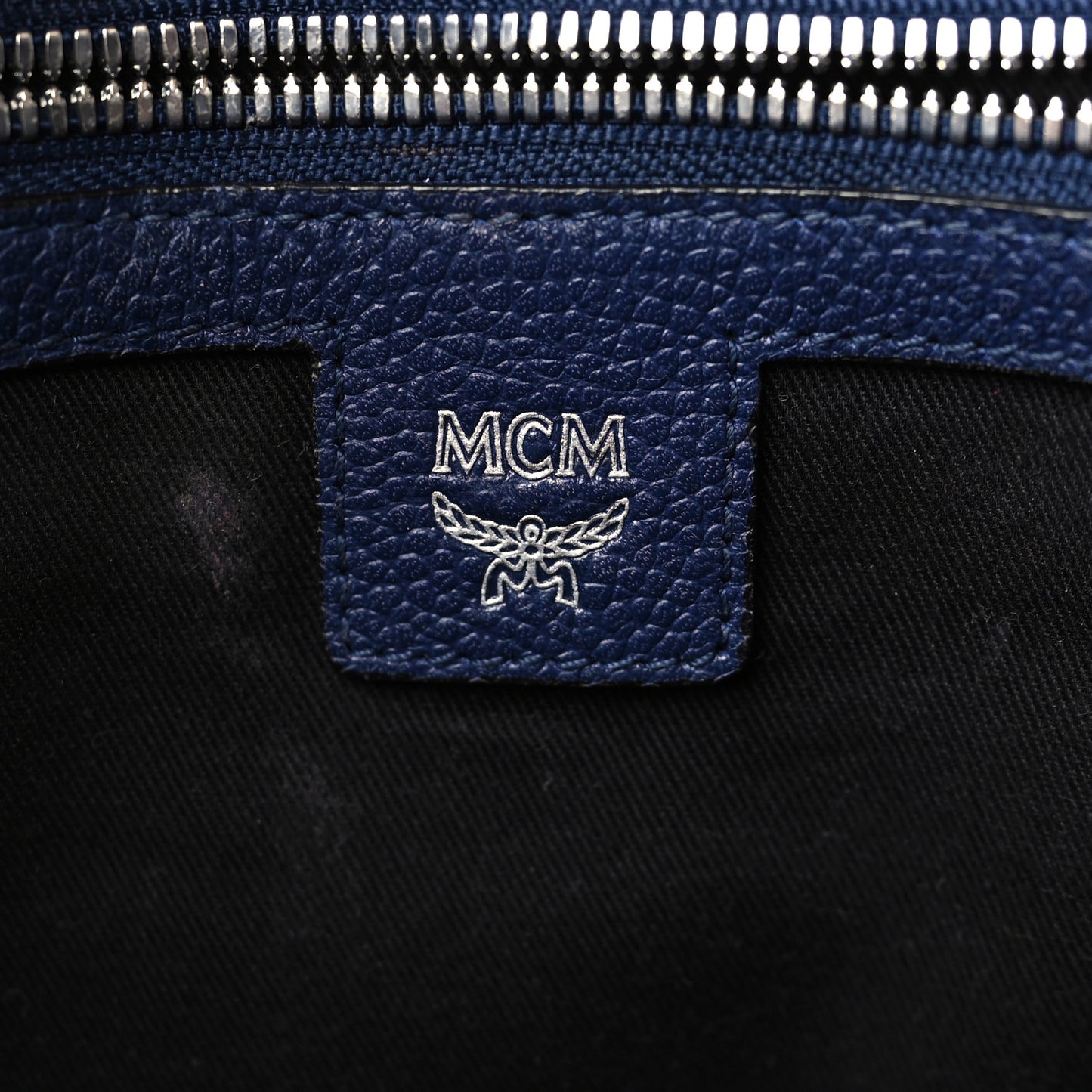 Calfskin Messenger Bag Blue