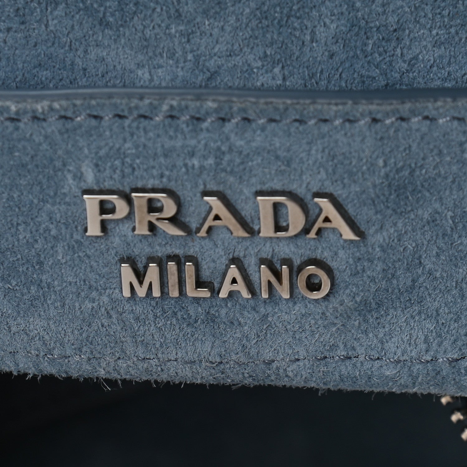 Prada Glace Calfskin Etiquette Shopping Bag Black Astrale 7 of 11