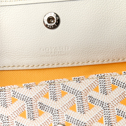 Goyard Goyardine Saint Louis Claire Voie GM White Orange 6 of 7