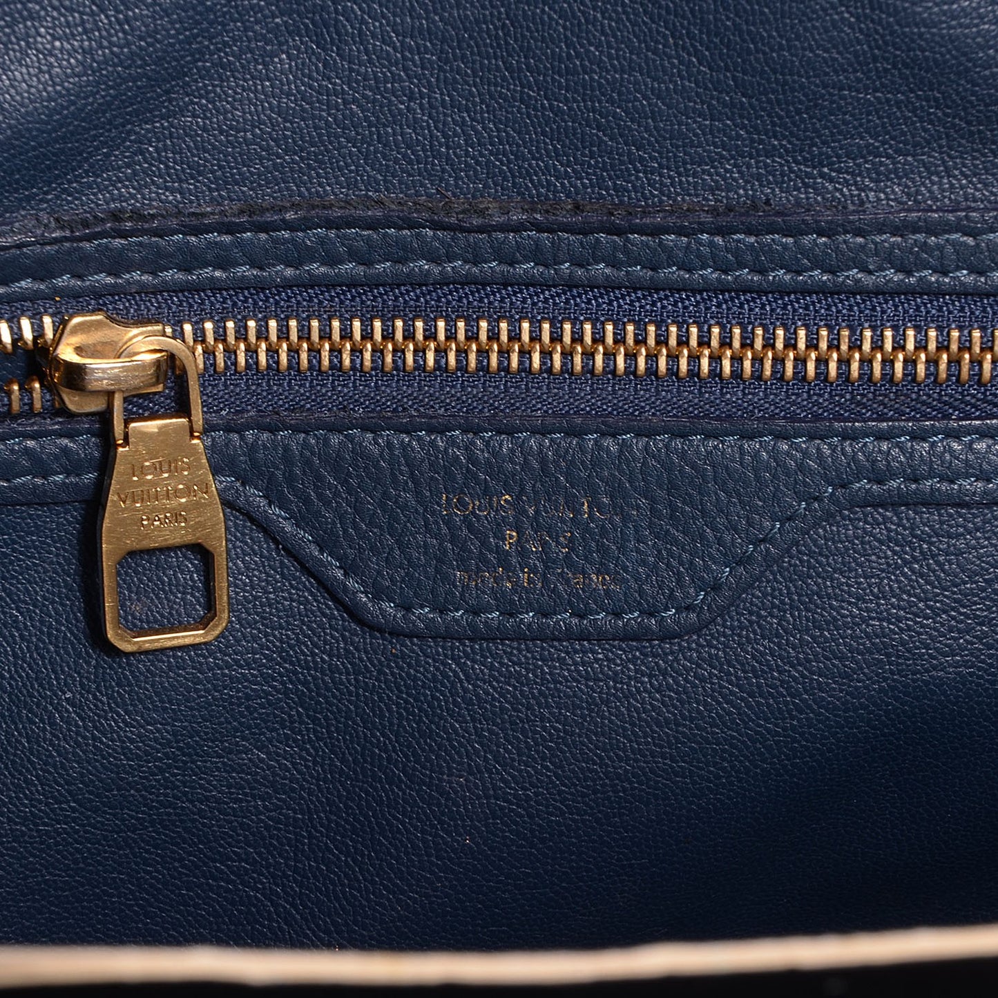Monogram Ostrich Python Majestueux PM Blue