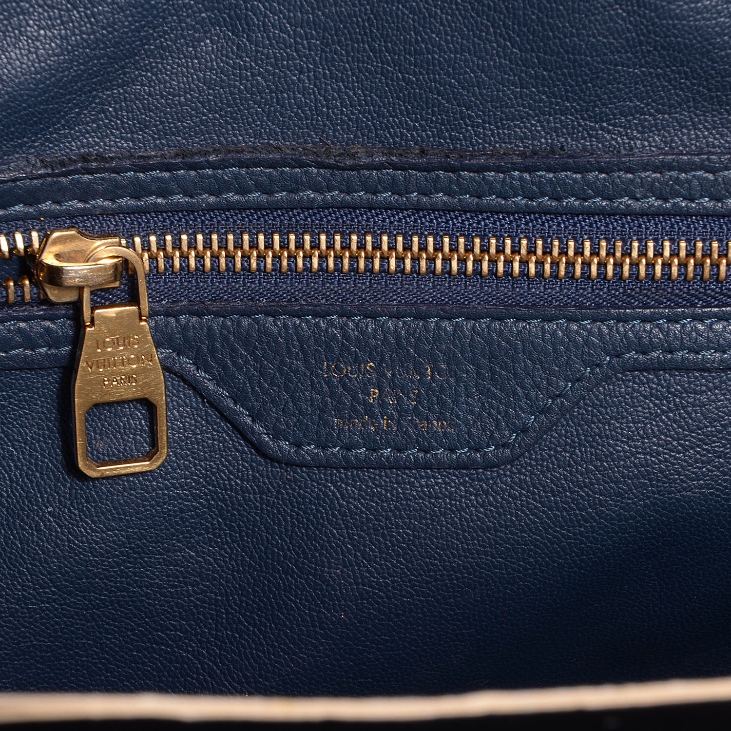 Louis Vuitton Monogram Ostrich Python Majestueux PM Blue 6 of 7
