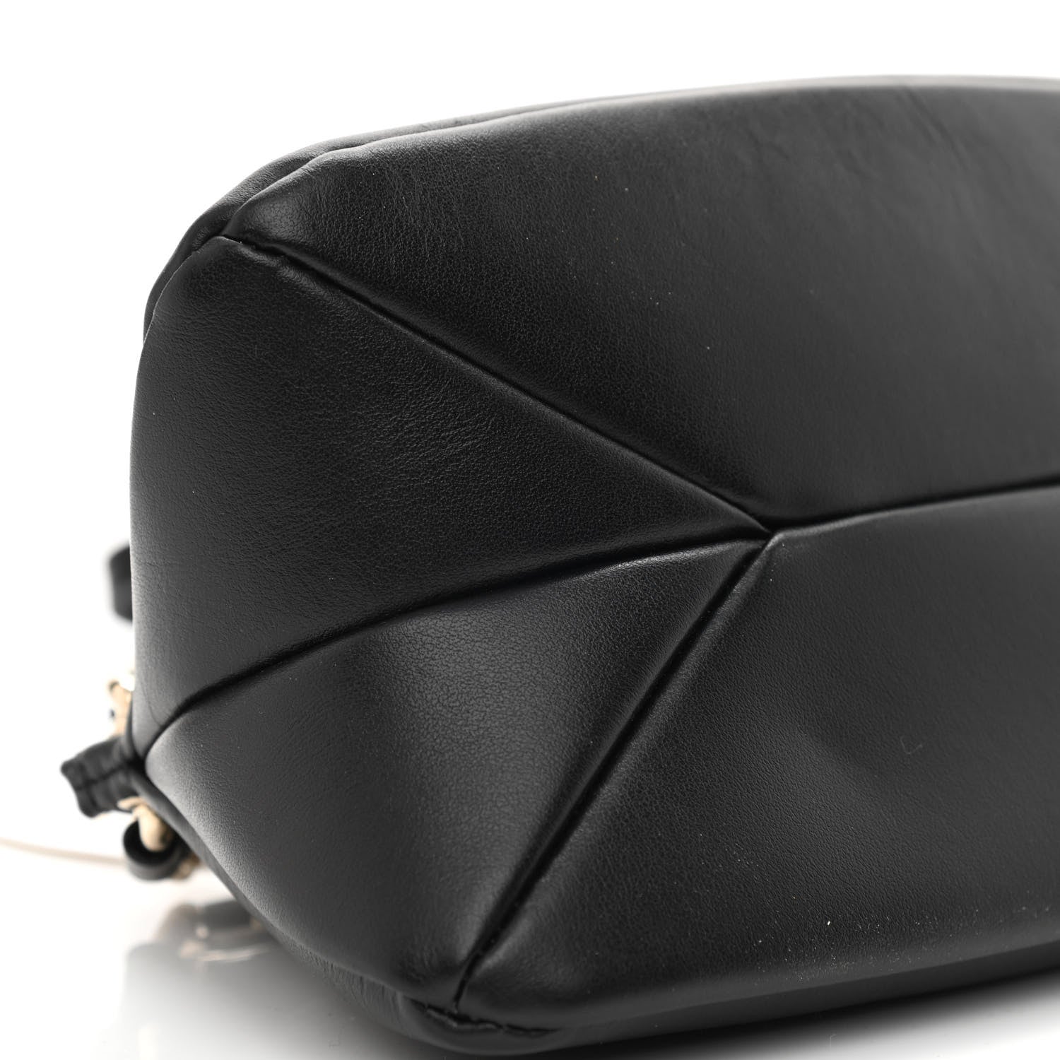 Chloe Shiny Calfskin Mini Juana Shoulder Bag Black 9 of 10