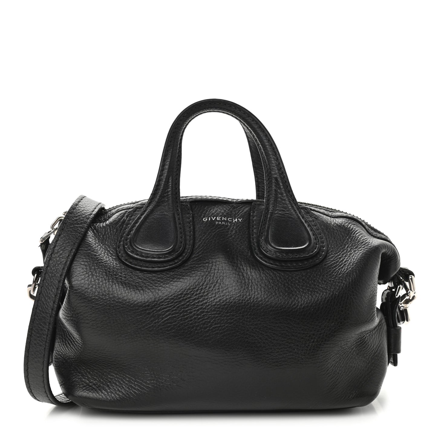 Waxed Calfskin Micro Nightingale Black