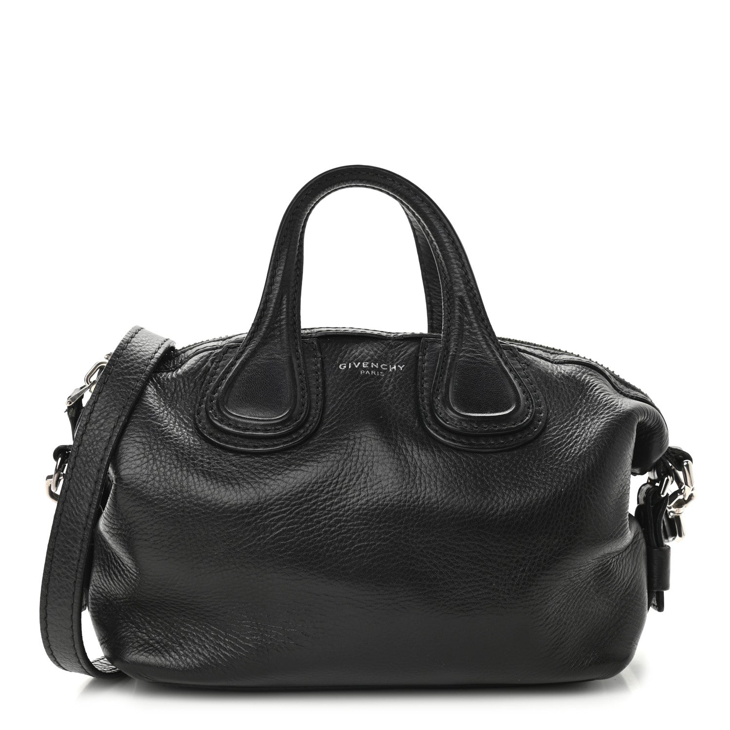 Givenchy Waxed Calfskin Micro Nightingale Black 1 of 9