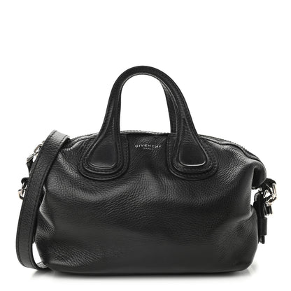 Givenchy Waxed Calfskin Micro Nightingale Black 1 of 9