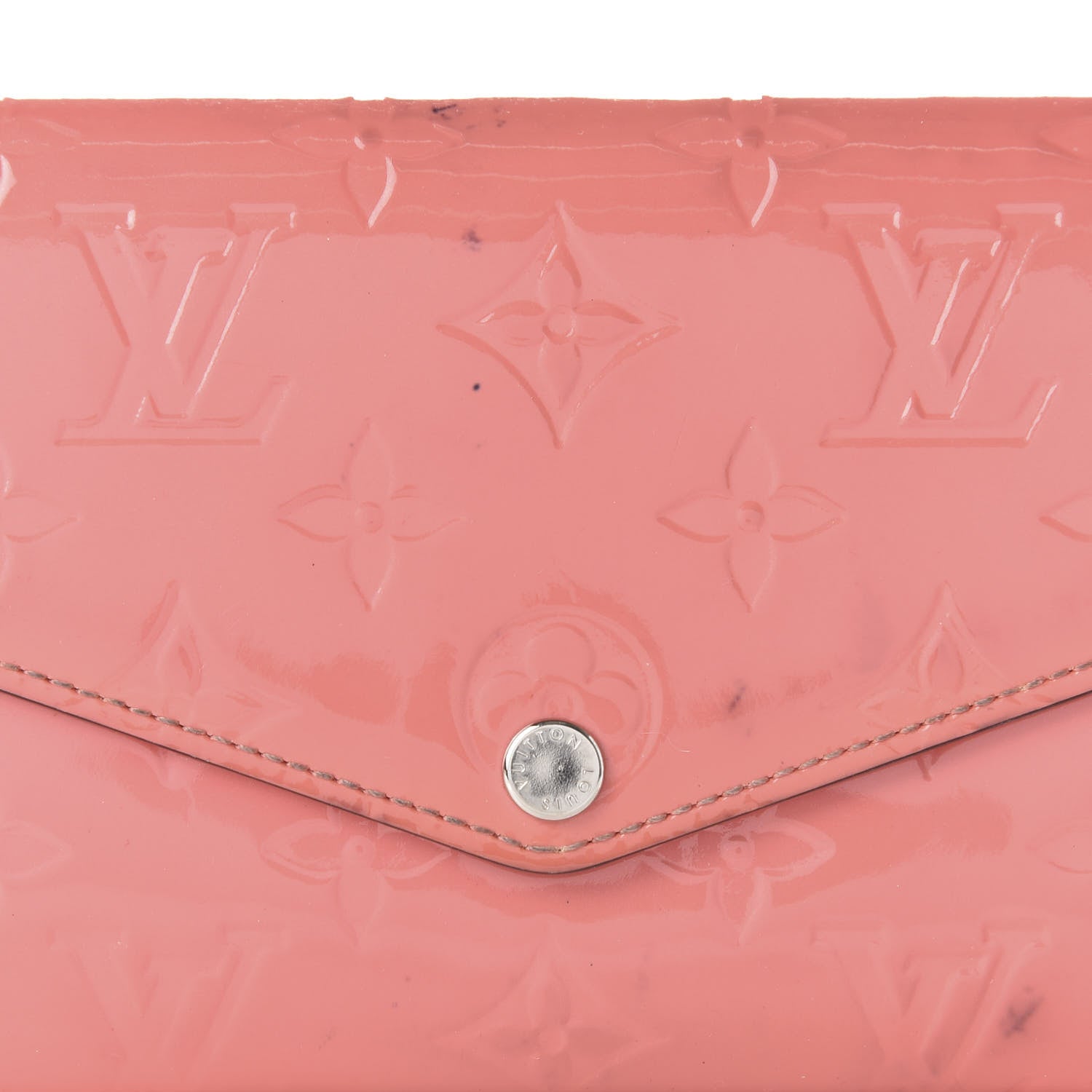Louis Vuitton Vernis Sarah Wallet NM Poppy 9 of 12