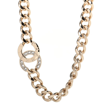 Chanel x Pharrell Williams Crystal CC Necklace Gold 1 of 4