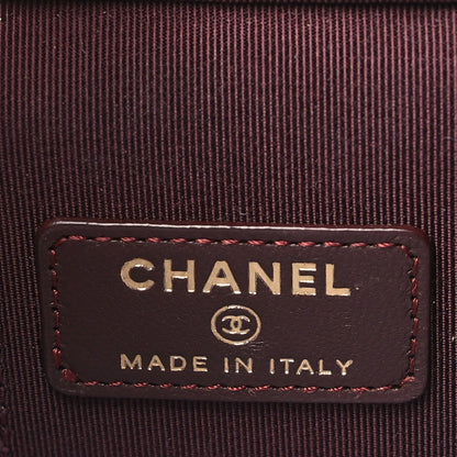 Chanel Lambskin Quilted Mini Vanity Case With Chain Black 6 of 11