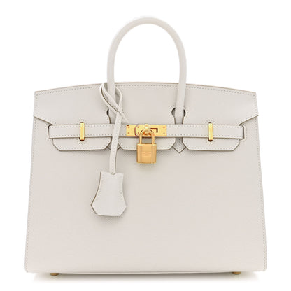 Hermes Epsom Birkin Sellier 25 Gris Pale 1 of 11