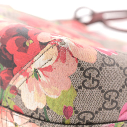 Gucci GG Supreme Monogram Blooms Medium Reversible Tote Beige Multicolor Dry Rose 10 of 12