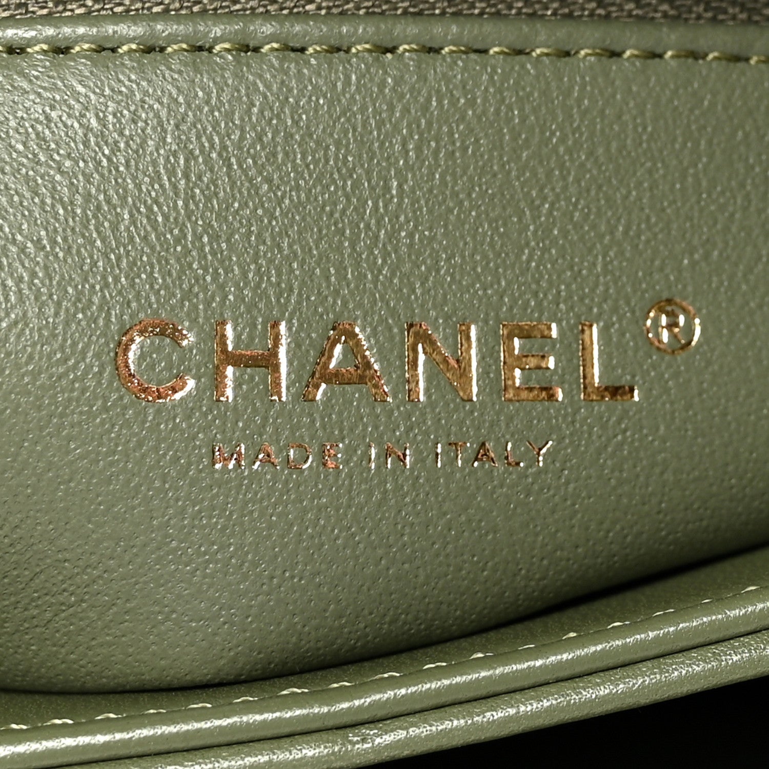 Chanel Lambskin Quilted Small Trendy CC Flap Dual Handle Bag Green 6 of 10