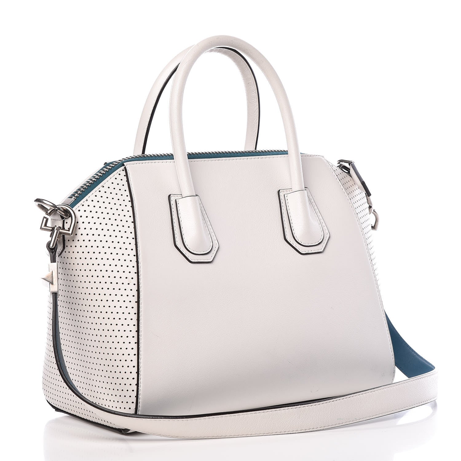 Givenchy Lambskin Perforated Small Antigona White 3 of 20