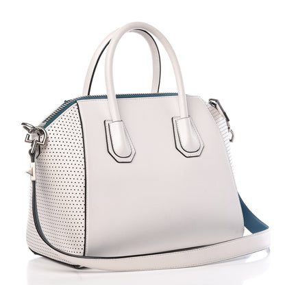 Givenchy Lambskin Perforated Small Antigona White 3 of 20