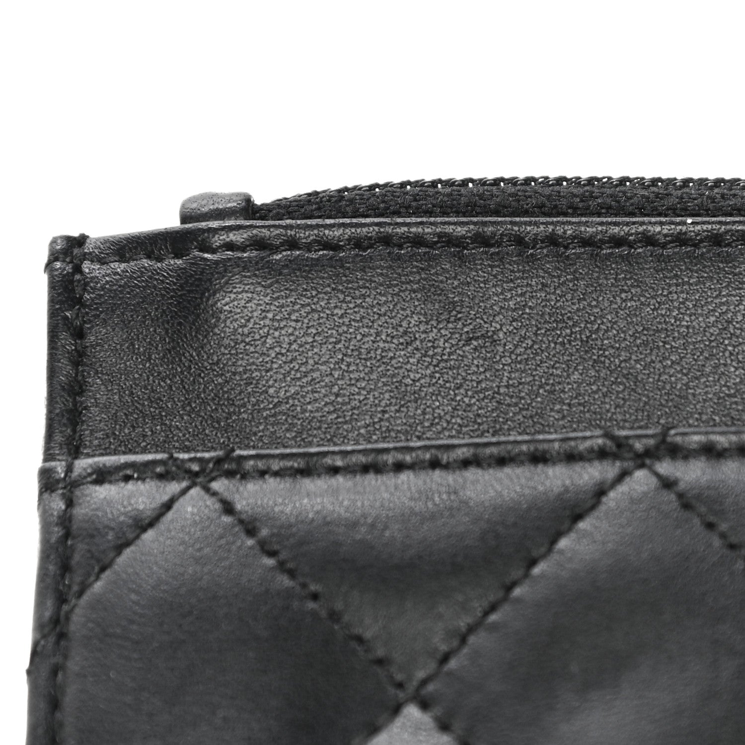 Chanel Lambskin Quilted Wallet On Chain WOC Black 19 of 31