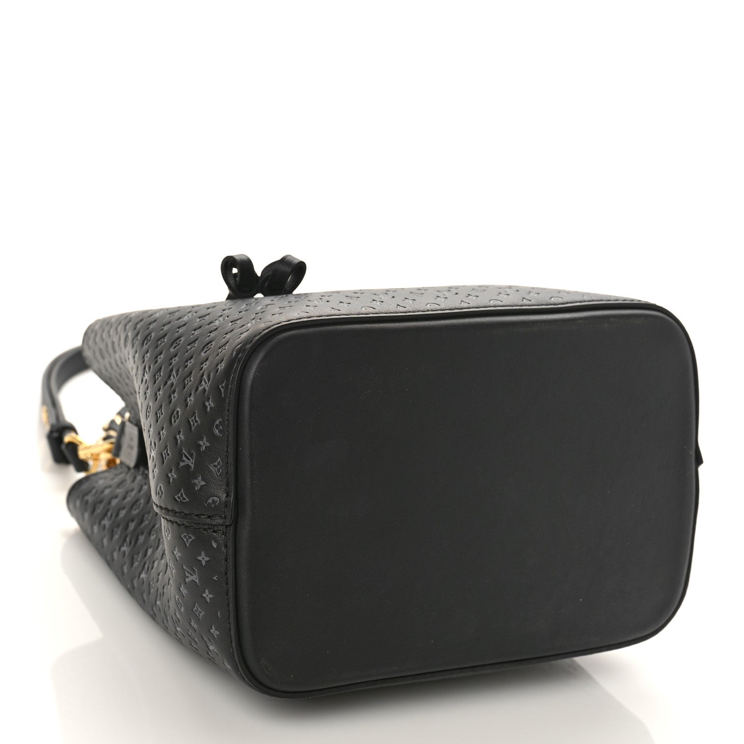 Louis Vuitton Calfskin Nanogram Embossed Neonoe BB Black 4 of 8