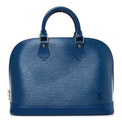 Louis Vuitton Epi Alma PM Cyan 1 of 11