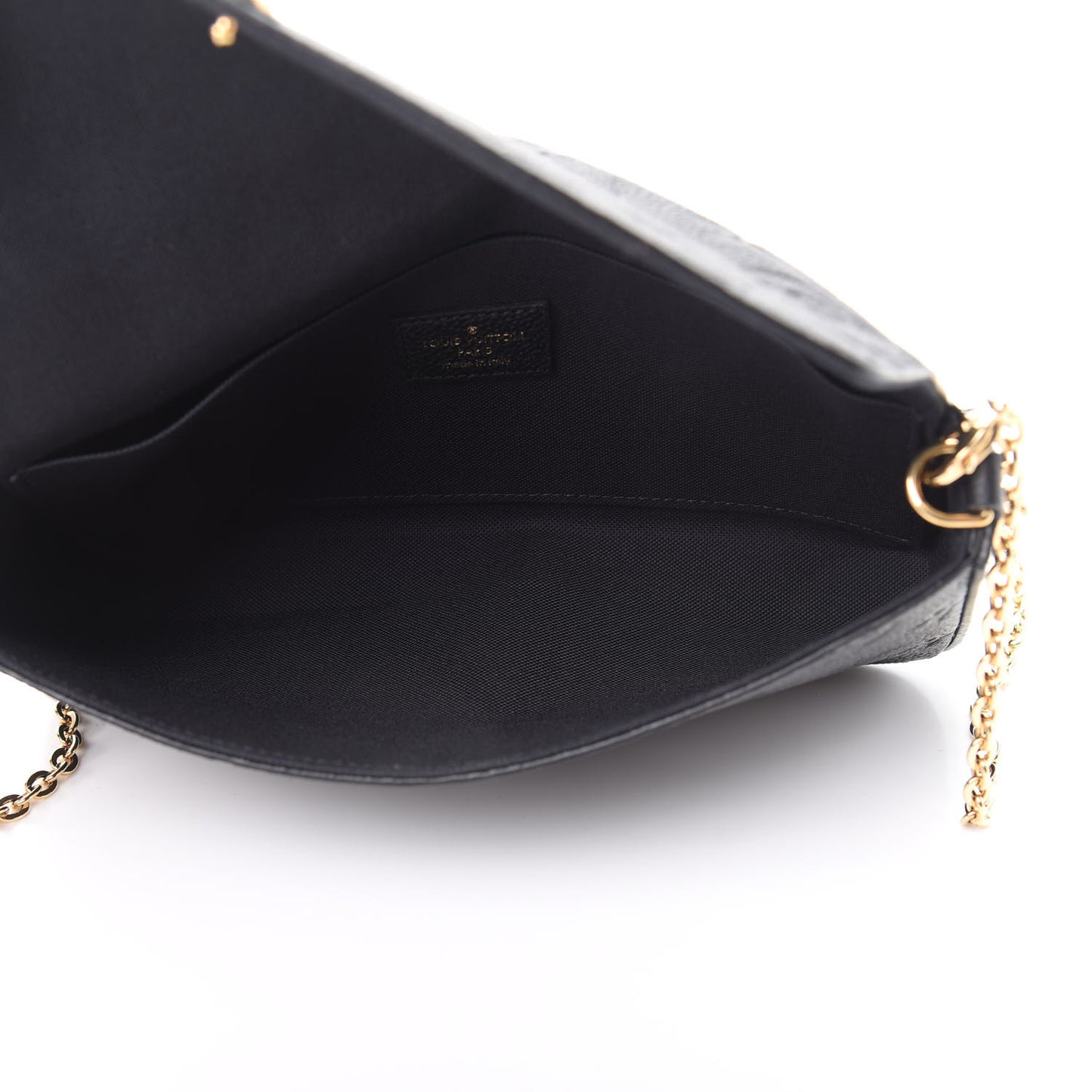 Empreinte Pochette Felicie Chain Wallet Black