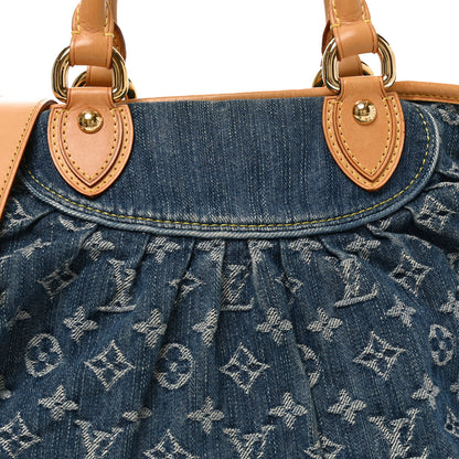 Louis Vuitton Denim Neo Cabby MM Blue 6 of 8