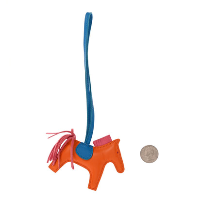 Hermes Horse Bag Charm Orange Multicolor 2 of 5