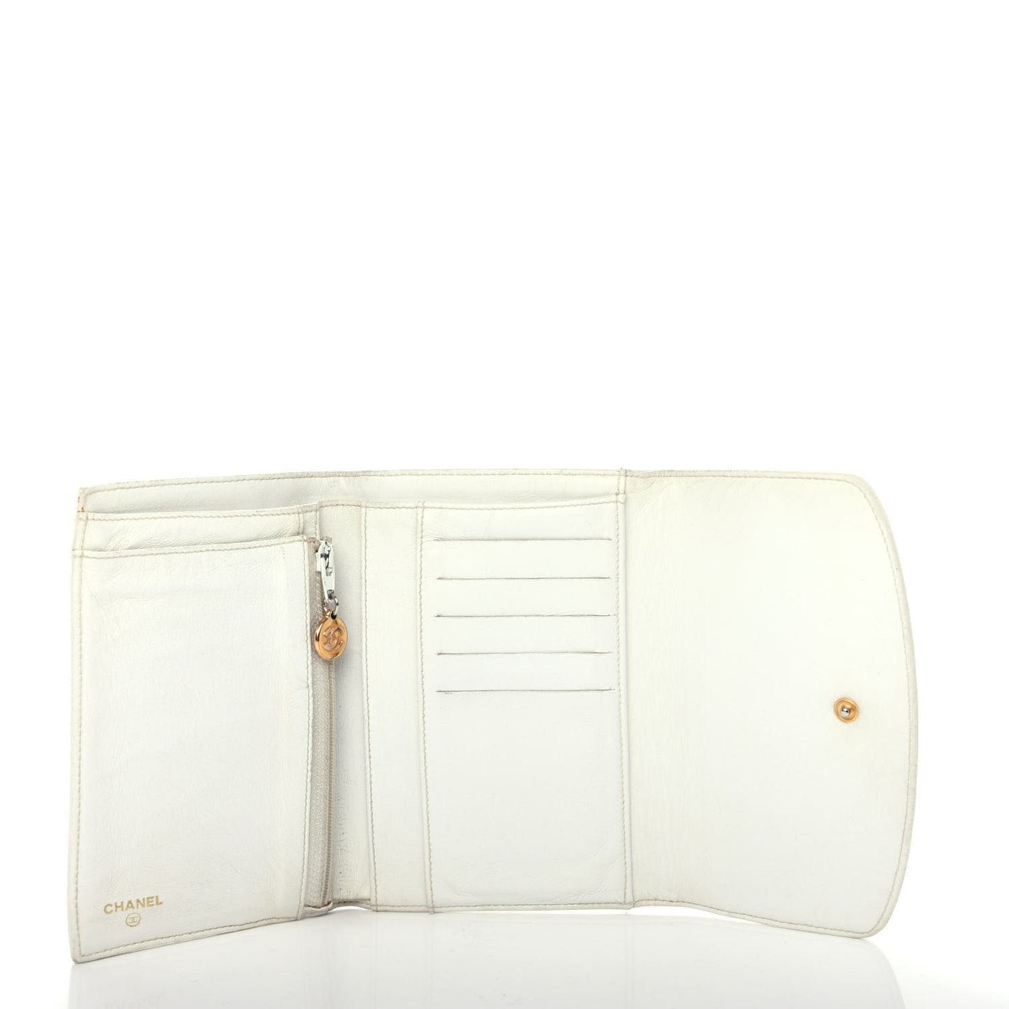 Caviar Timeless CC Wallet White