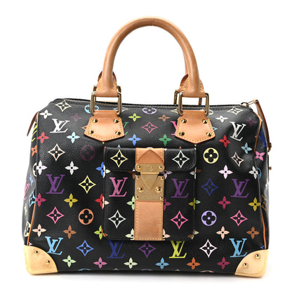 Louis Vuitton Monogram Multicolor Speedy 30 Black 1 of 8
