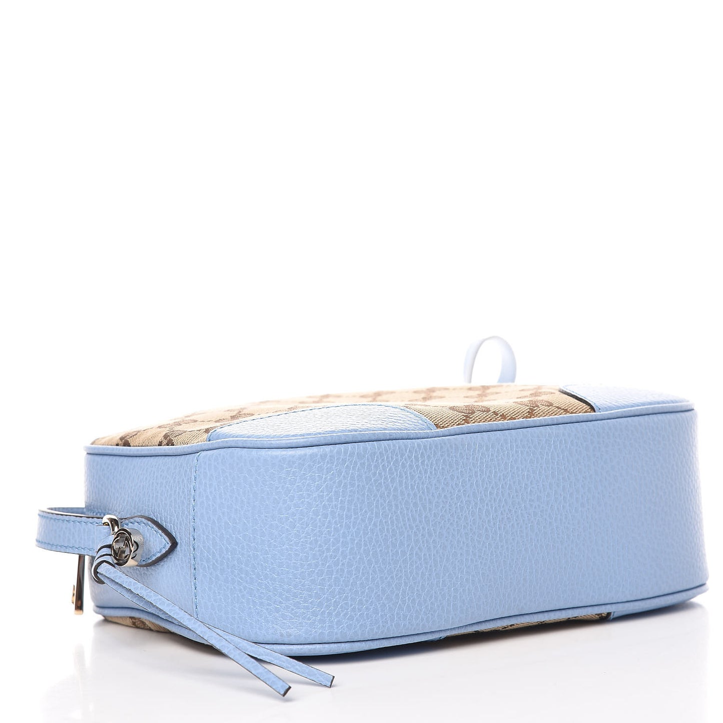 Monogram Mini Bree Messenger Bag Beige Mineral Blue