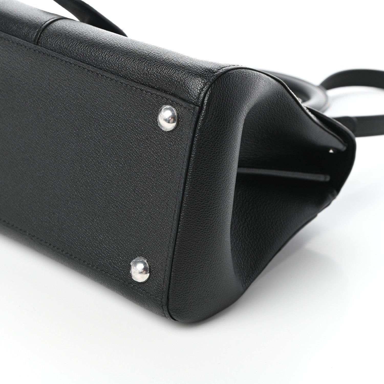Delvaux Calfskin Mini Brillant East West Satchel Black 9 of 9