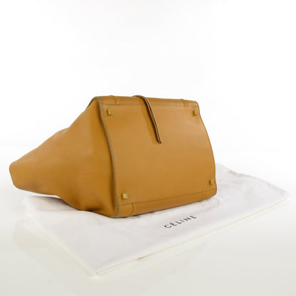 Celine Supple Calfskin Medium Phantom Luggage Curry 4 of 7