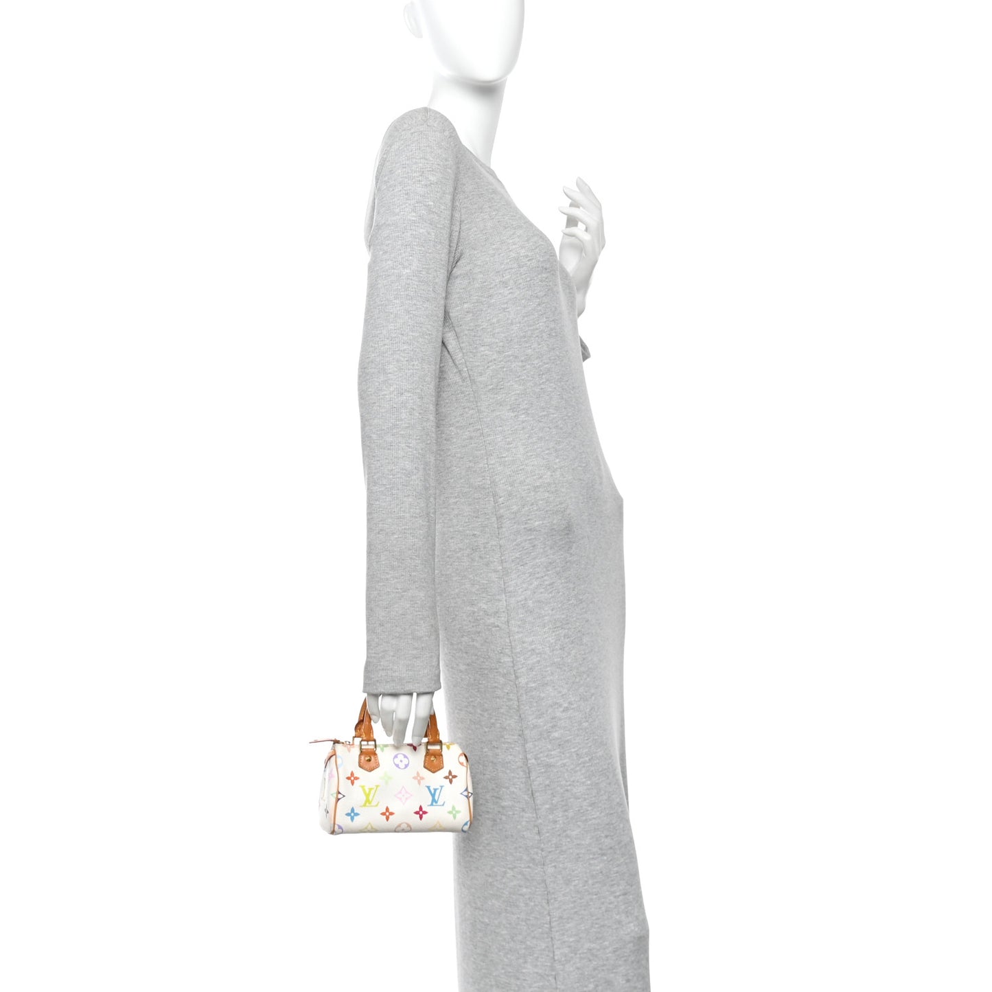 Monogram Multicolor Mini Sac HL Speedy White