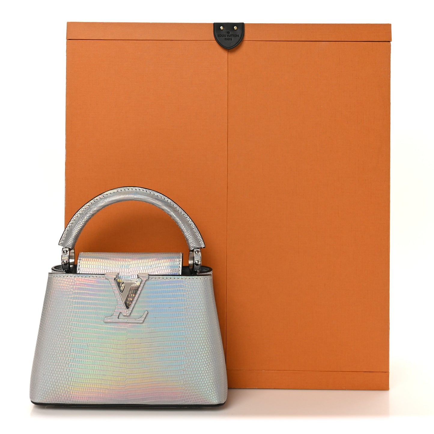 Iridescent Lizard Capucines Mini