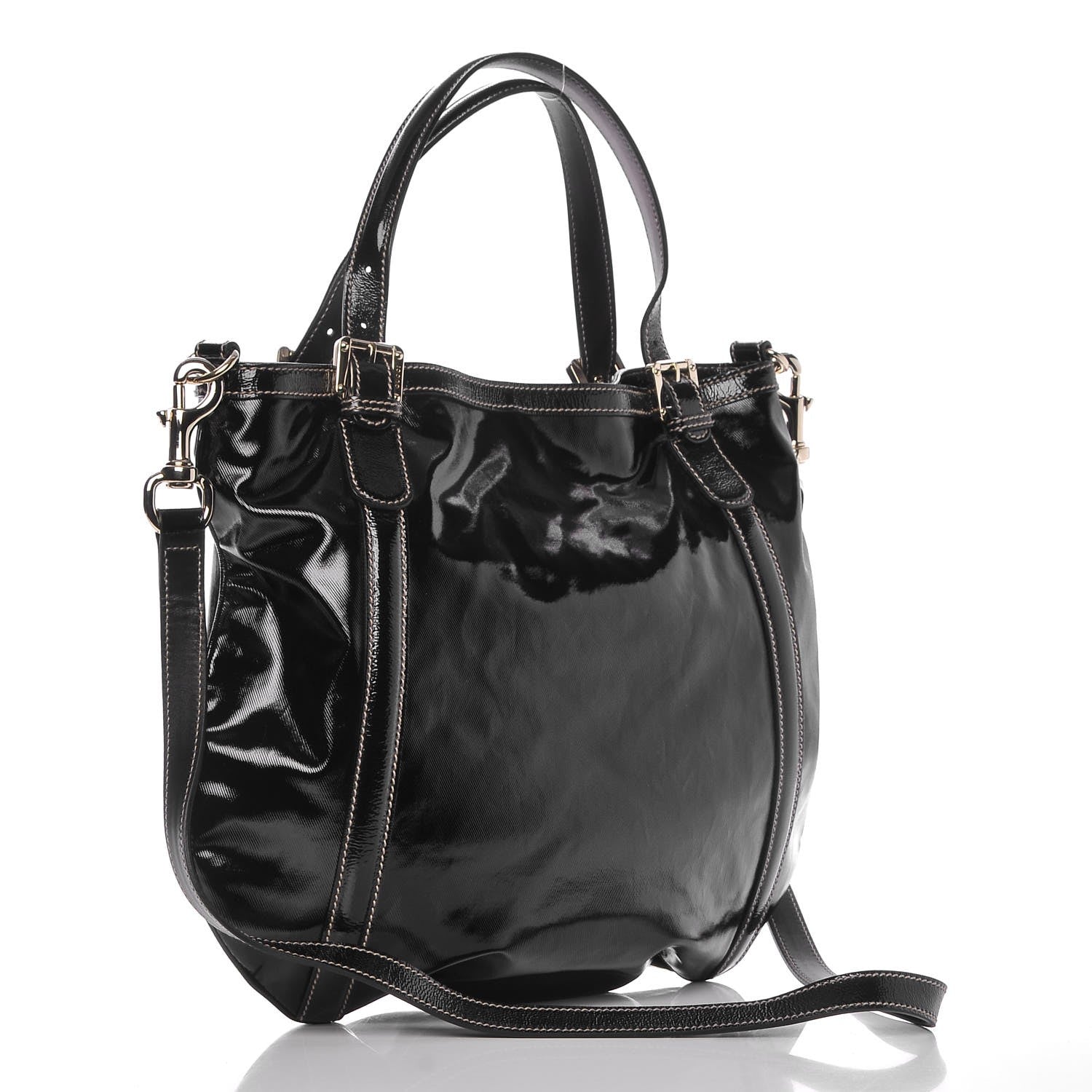 Gucci Dialux Medium Britt Tote Black 3 of 7