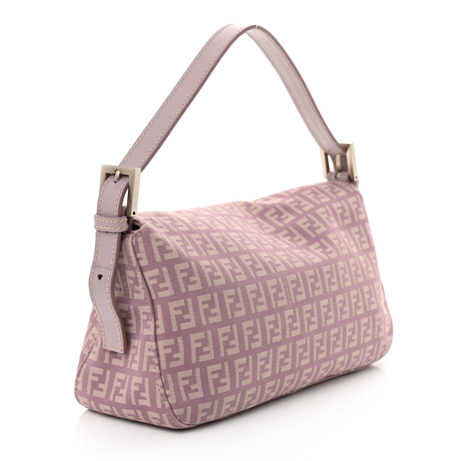 Fendi Zucchino Cuoio Baguette Lilla 3 of 12