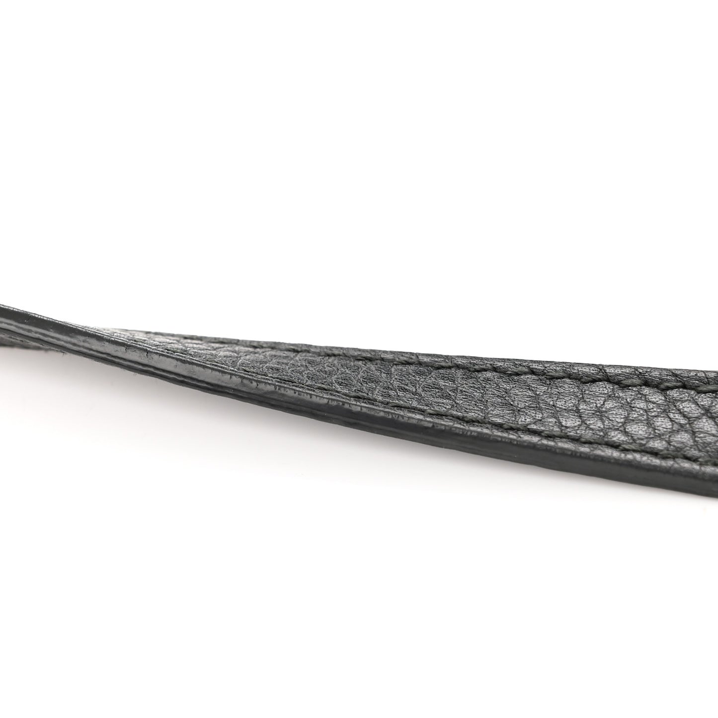 Pebbled Calfskin Small Soho Disco Bag Black