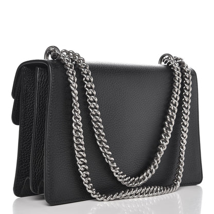 Gucci Pebbled Calfskin Small Dionysus Shoulder Bag Black 4 of 9