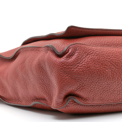 Hermes Taurillon Clemence Marwari GM Rouge Venetian 8 of 15