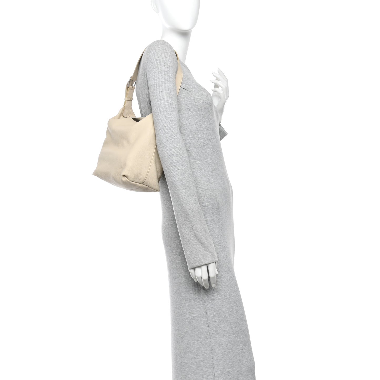 Deerskin Isa Shoulder Bag Porcelain