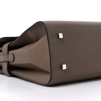 Delvaux Crispy Calfskin MM Tempete Satchel Tourterelle 7 of 9
