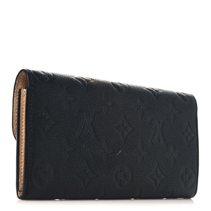 Louis Vuitton Empreinte Emilie Wallet Black Dune 3 of 7