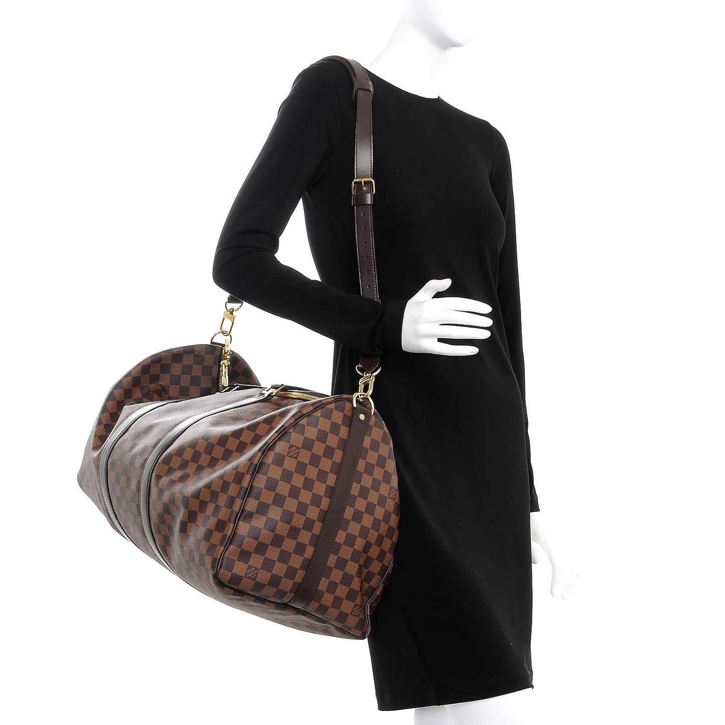 Damier Ebene Keepall Bandouliere 55