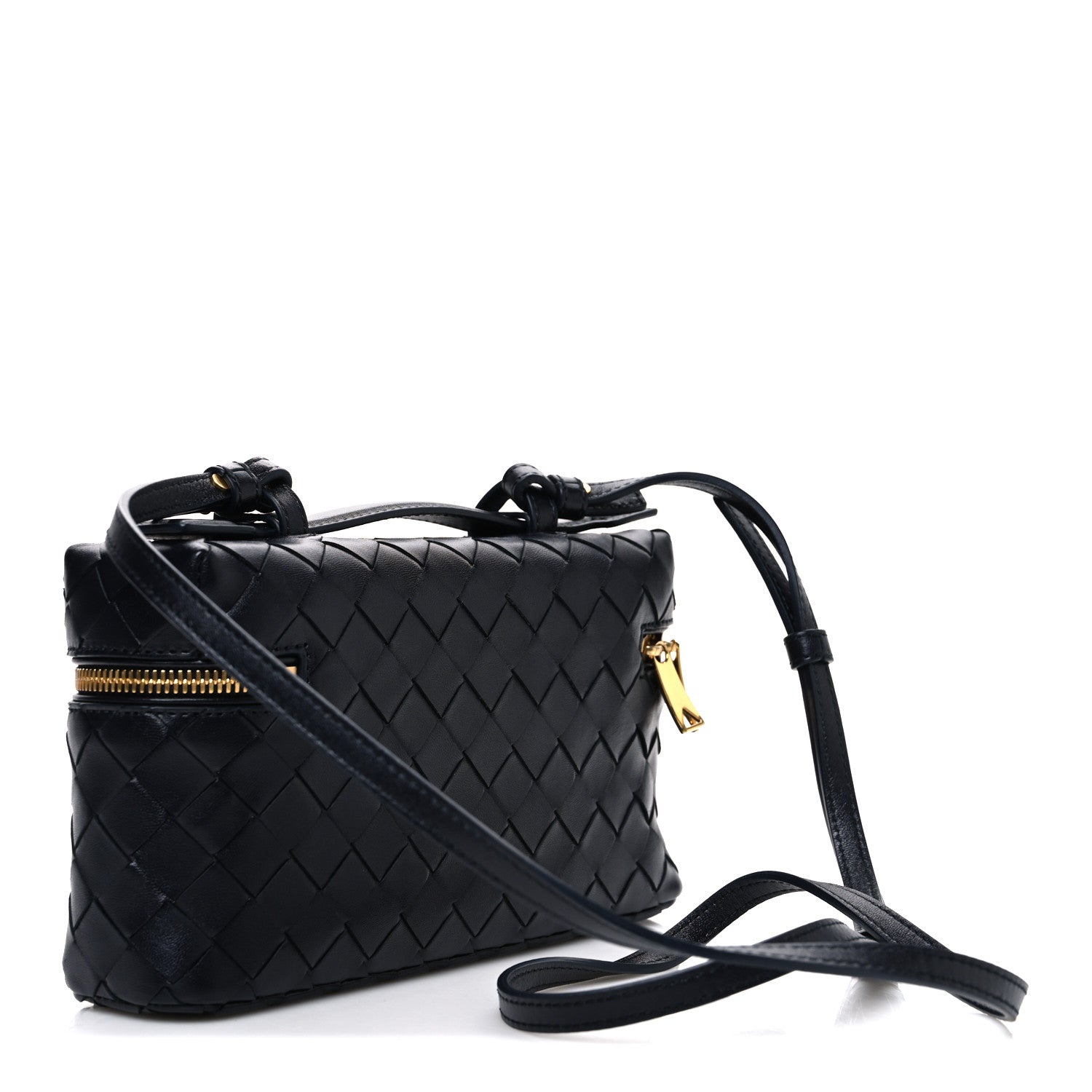Bottega Veneta Calfskin Intrecciato Bang Bang Vanity Case Nocturnal 2 of 10
