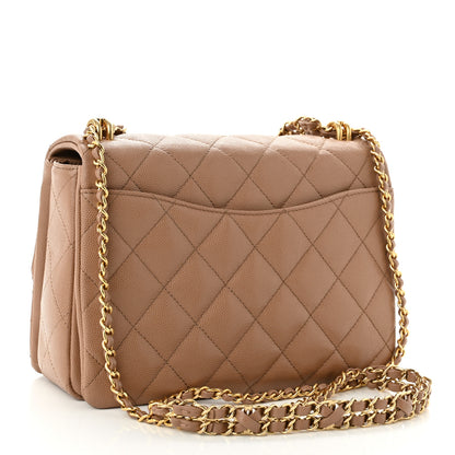 Chanel Caviar Quilted Coco First Flap Beige 3 of 11