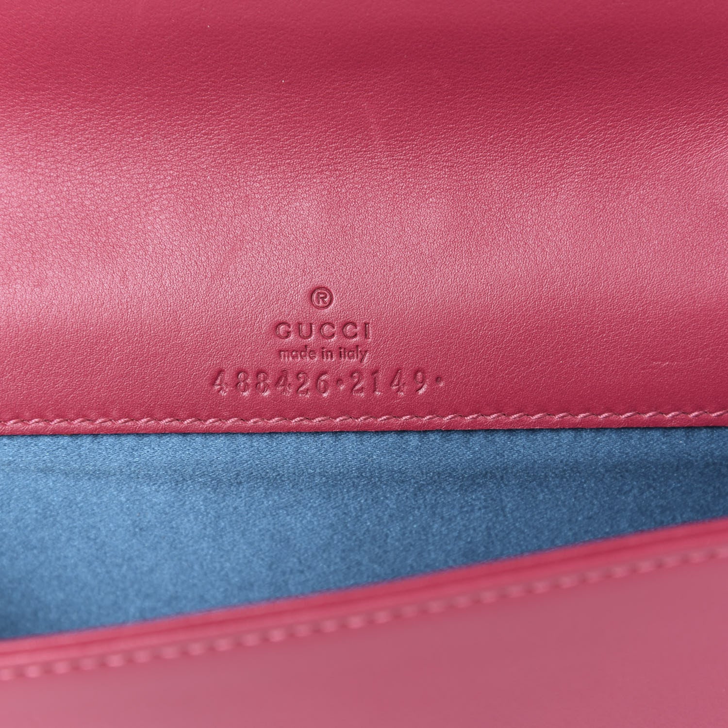 Gucci Velvet Matelasse Love Embroidered GG Marmont Mini Bag Light Raspberry Rose 8 of 11