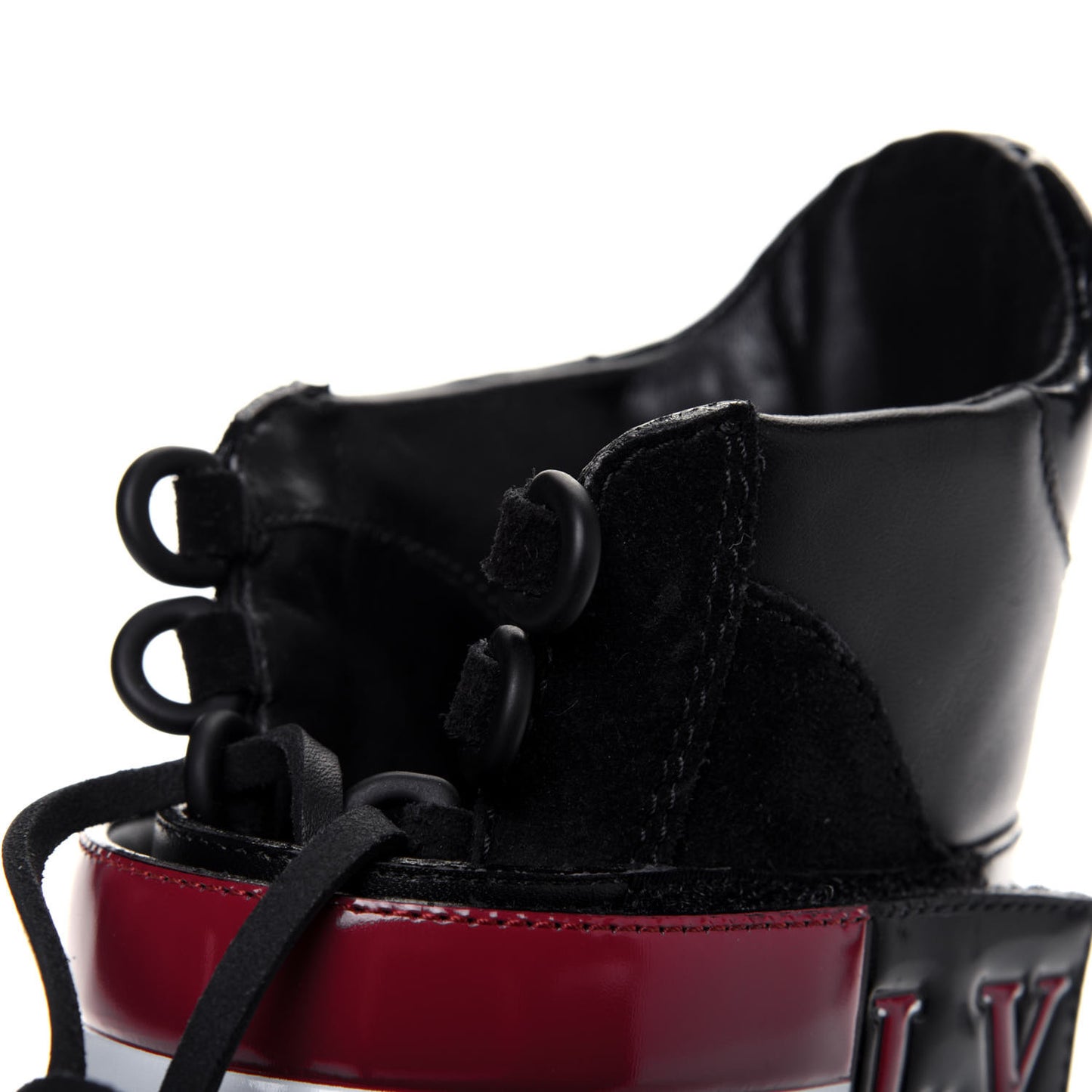 Suede Calfskin Laureate Platform Desert Boots 40 Black